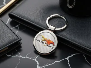 Acrylic Keychain Glossy Universal Design Fit